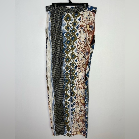 Vintage high waisted mix print pants - Picture 1 of 8